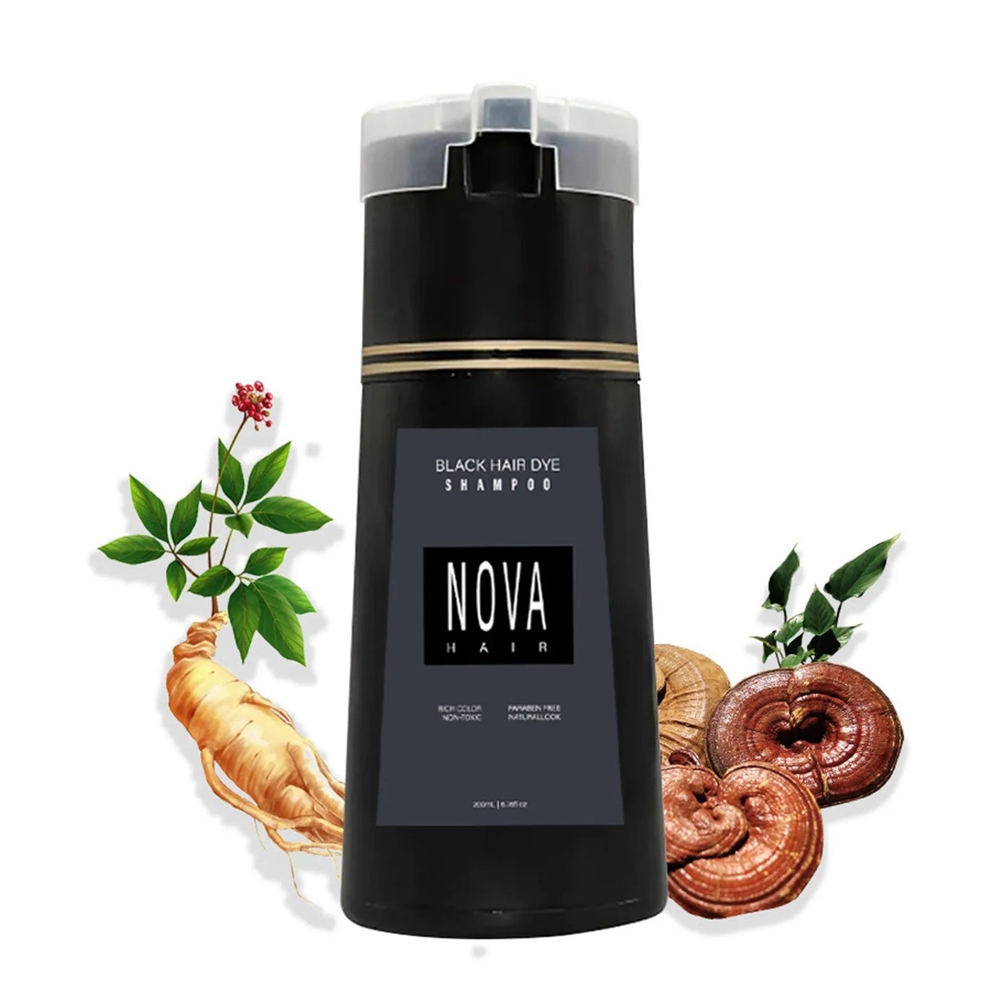 Herbal Hair Dye Shampoo – 200ML